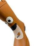 Stella Mccartney Stivali tinta unita In Gomma con Stampa Marrone per Bambino TT0P56 MARRONE STELLA McCARTNEY 