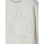 Stella Mccartney Felpa Chiusa Girocollo tinta unita Bianco per Bambina TV4P30 BIANCO STELLA McCARTNEY 