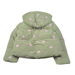 Stella Mccartney Giubbino tinta unita con Zip E Cappuccio Verde per Bambina TX2C77 VERDE STELLA McCARTNEY 