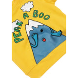 Stella Mccartney Felpa Chiusa Girocollo tinta unita con Stampe Giallo per Bambino TX4530J GIALLO STELLA McCARTNEY 