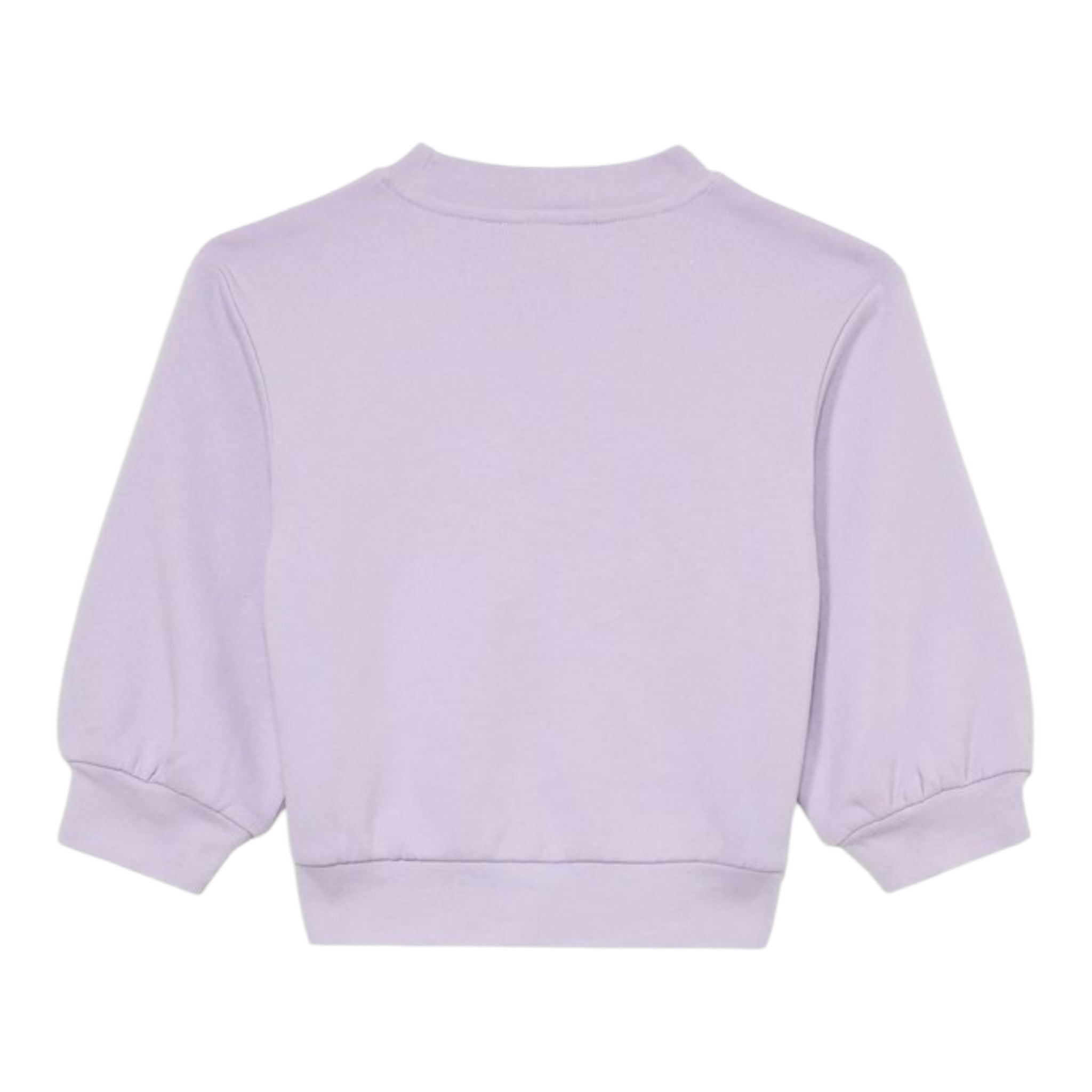 Stella Mccartney Felpa Chiusa Girocollo tinta unita con Stampe Lilla per Bambina TX4A60 LILLA STELLA McCARTNEY 
