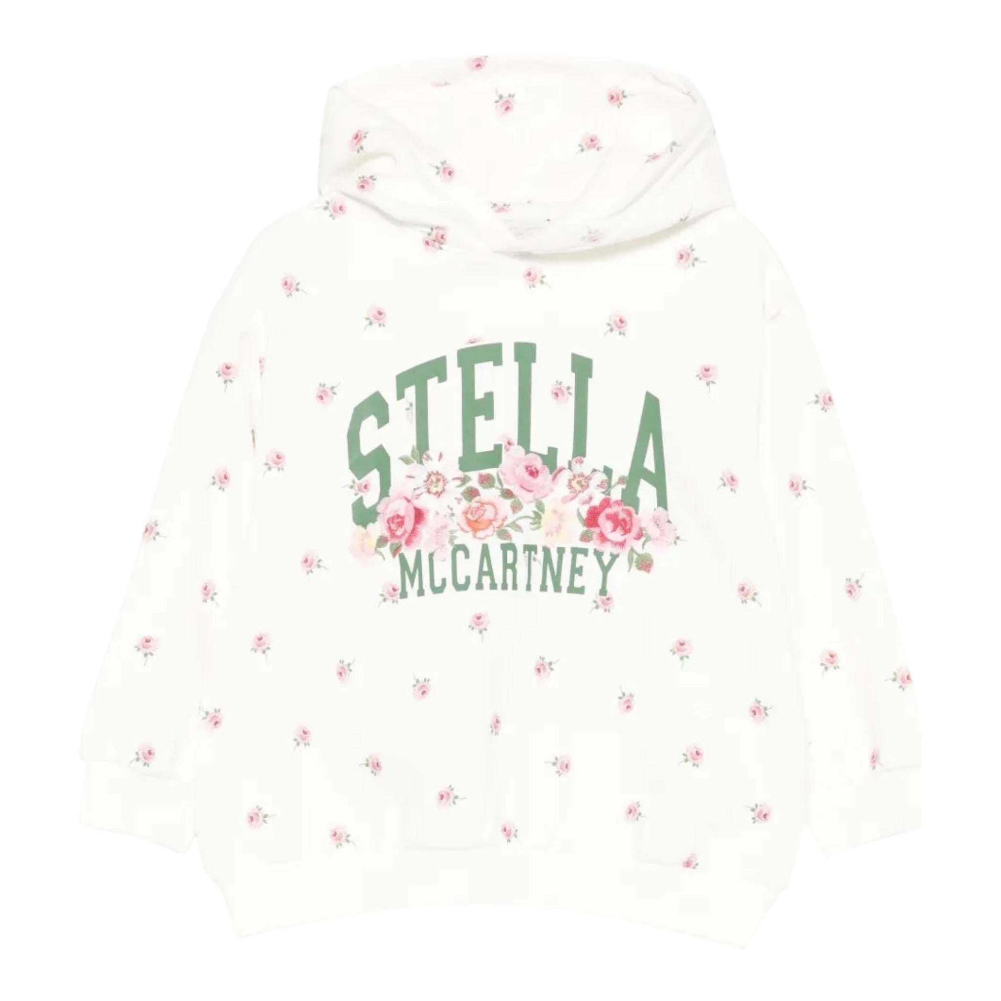 Stella Mccartney Felpa Chiusa con Cappuccio tinta unita con Stampe Bianco per Bambina TX4C60XX BIANCO STELLA McCARTNEY 