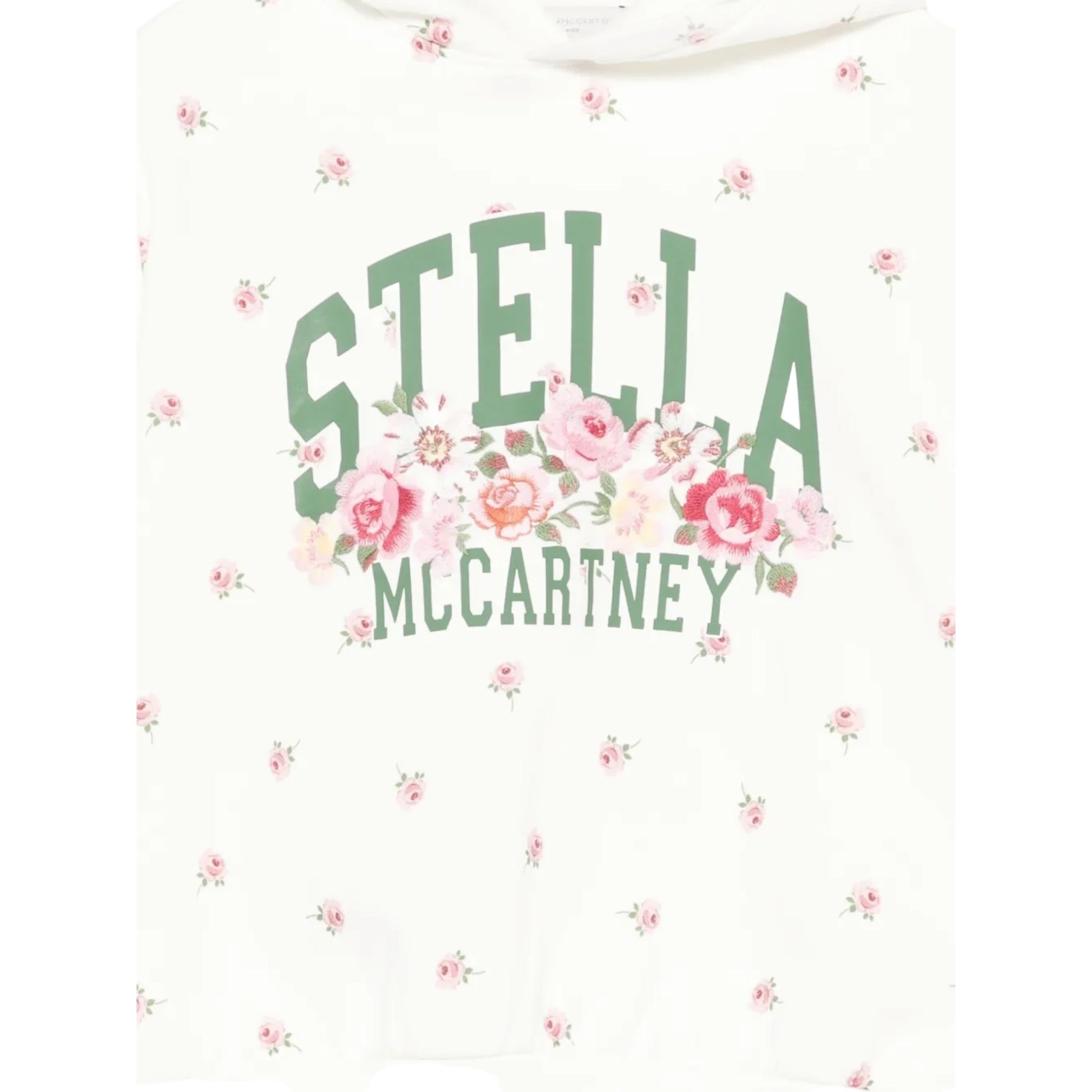 Stella Mccartney Felpa Chiusa con Cappuccio tinta unita con Stampe Bianco per Bambina TX4C60XX BIANCO STELLA McCARTNEY 
