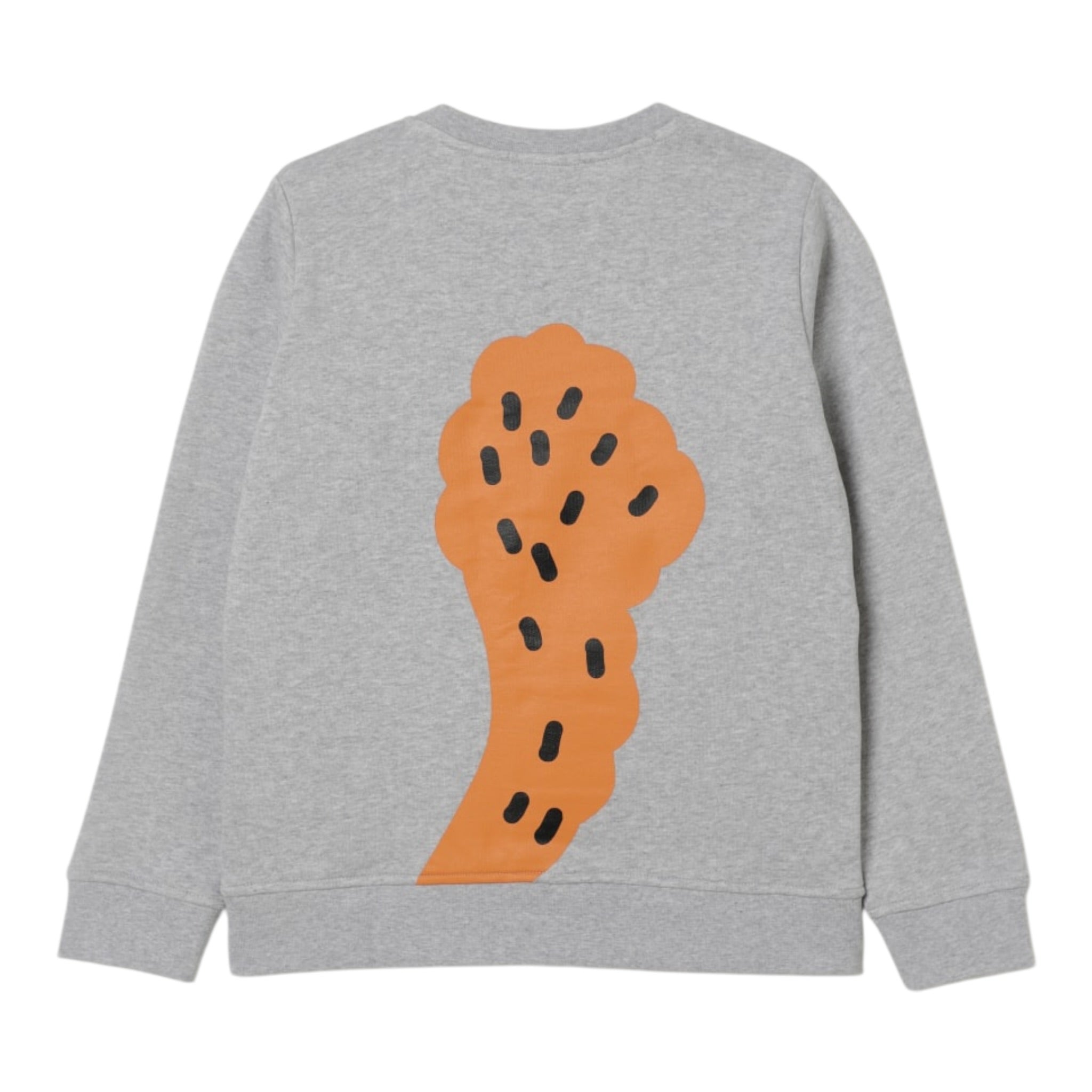 Stella Mccartney Felpa Chiusa Girocollo tinta unita con Stampa Grigio per Neonato TX4S20 GRIGIO STELLA McCARTNEY 