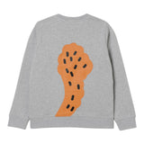 Stella Mccartney Felpa Chiusa Girocollo tinta unita con Stampa Grigio per Bambino TX4S20J GRIGIO STELLA McCARTNEY 