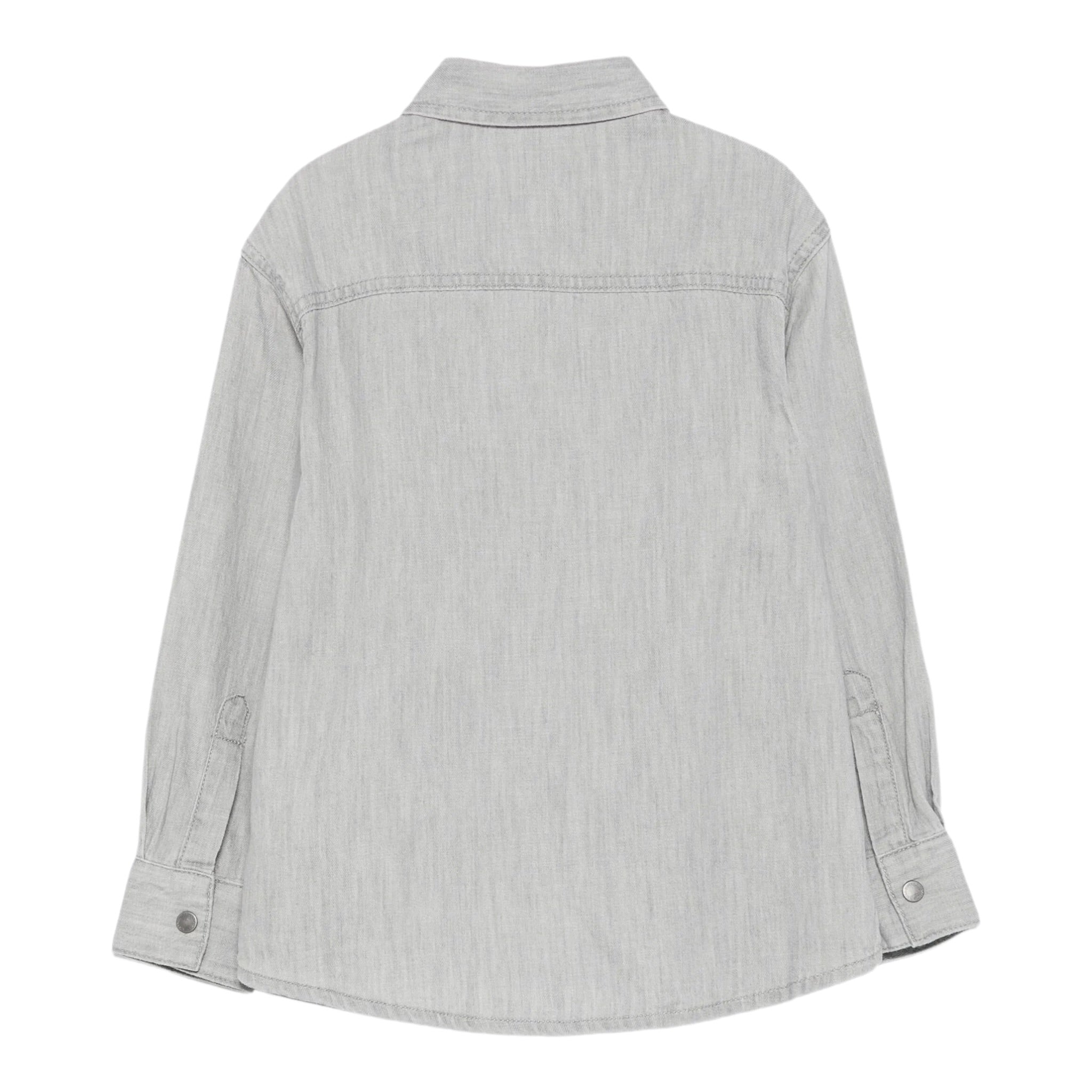 Stella Mccartney Camicia Manica Lunga tinta unita con Stampe Grigio per Neonato TX5P10 GRIGIO STELLA McCARTNEY 