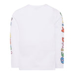 Stella Mccartney Shirt Girocollo tinta unita con Stampe Bianco per Bambina TX8A61X BIANCO STELLA McCARTNEY 