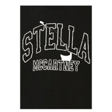 Stella Mccartney T-Shirt Girocollo tinta unita con Stampa Nero per Bambino TX8C31 NERO STELLA McCARTNEY 
