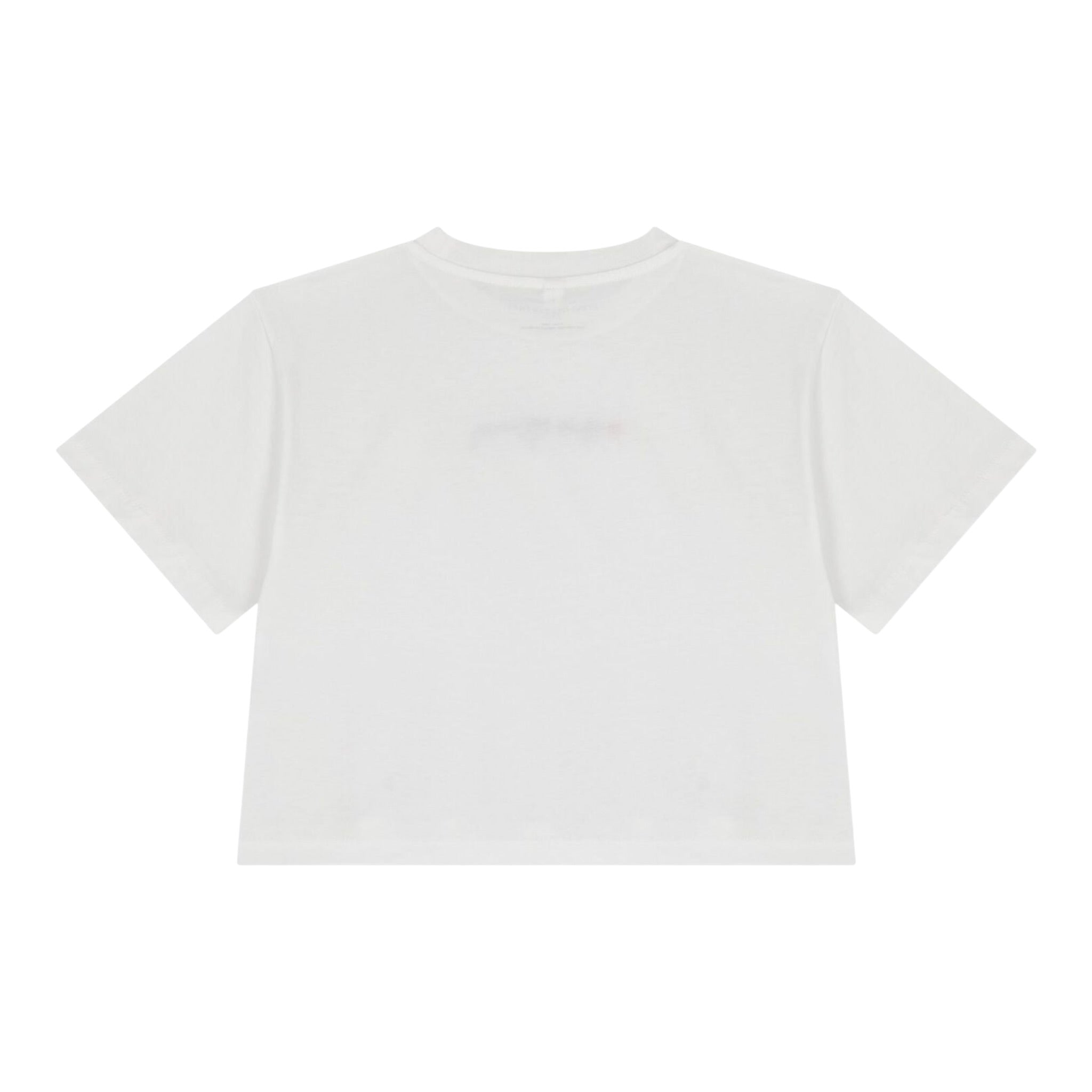 Stella Mccartney T-Shirt Girocollo tinta unita con Stampa Logo Bianco per Bambina TX8C51X BIANCO STELLA McCARTNEY 
