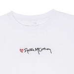 Stella Mccartney T-Shirt Girocollo tinta unita con Stampa Logo Bianco per Bambina TX8C51X BIANCO STELLA McCARTNEY 