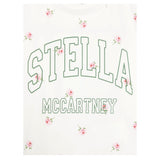 Stella Mccartney T-Shirt Girocollo tinta unita con Stampe Panna per Bambina TX8C61X PANNA STELLA McCARTNEY 