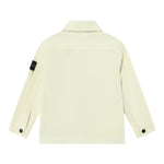 Stone Island Camicia tinta unita con Zip Panna per Bambino K2S161200003 PANNA STONE ISLAND 