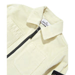 Stone Island Camicia tinta unita con Zip Panna per Bambino K2S161200003 PANNA STONE ISLAND 