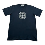 Stone Island T-Shirt tinta unita con Logo Blu per Bambino K2S162100008 BLU STONE ISLAND 