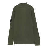 Stone Island Maglia tinta unita con Zip Verde per Bambino K2S165100012 VERDE STONE ISLAND 