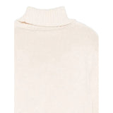 Stone Island Maglia tinta unita con Logo E Collo Alto Panna per Bambino K2S165100018 PANNA STONE ISLAND 