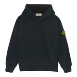 Stone Island Felpa tinta unita con Cappuccio Blu per Bambino K2S166100004 BLU STONE ISLAND 