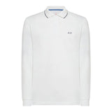 Sun68 Polo Manica Lunga tinta unita Bianco per Bambino A41303 BIANCO SUN68 
