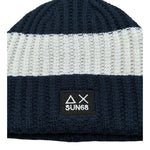 Sun68 Cappello Bicolore con Logo Blu per Bambino C45307 BLU SUN68 