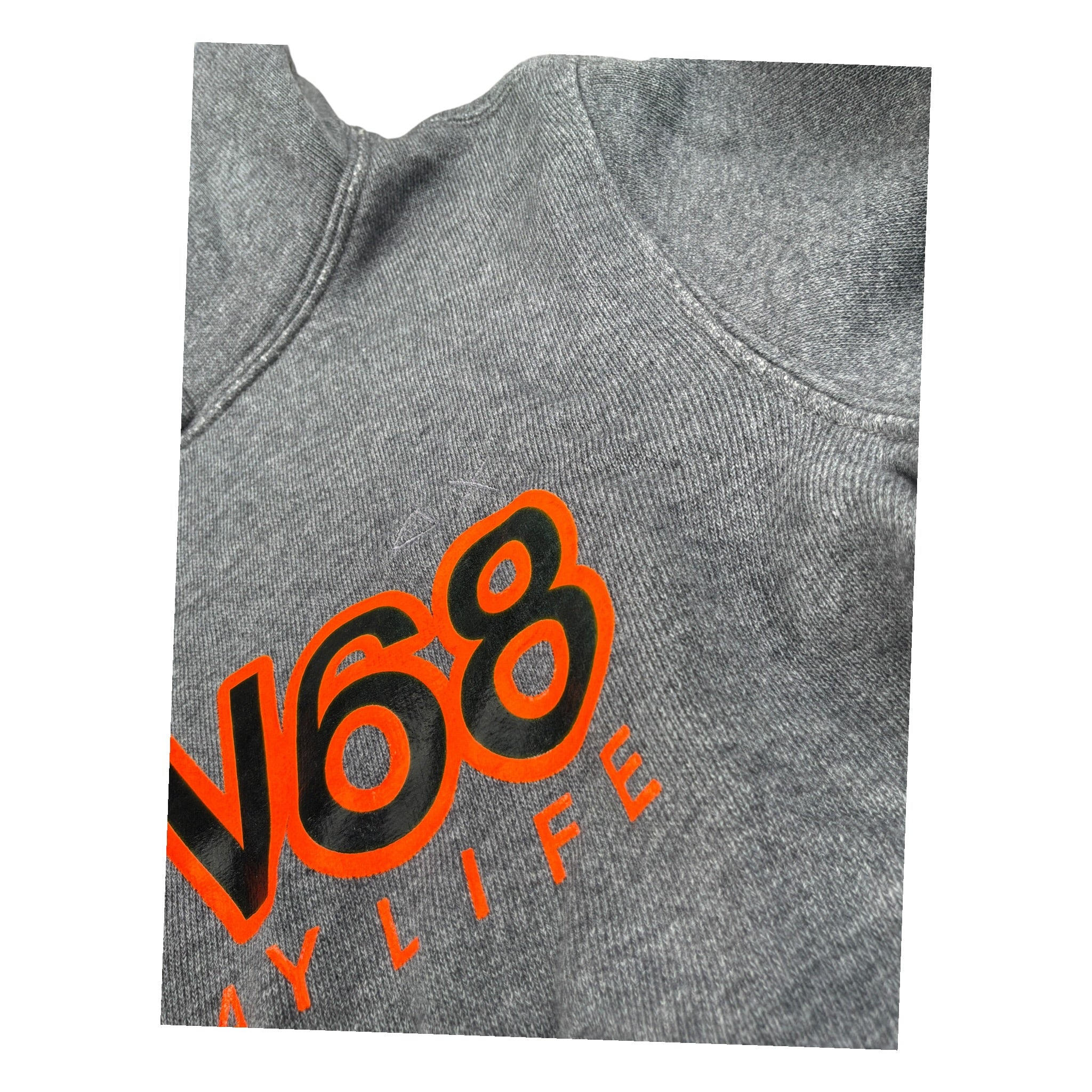 Sun68 Felpa tinta unita con Cappuccio E Stampa Grigio per Bambino F41313 GRIGIO SUN68 