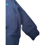 Sun68 Felpa Chiusa Girocollo tinta unita Blu per Bambino F42303 BLU SUN68 
