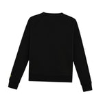 Sun68 Felpa Chiusa Girocollo tinta unita con Stampa Nero per Bambino F45320X NERO SUN68 
