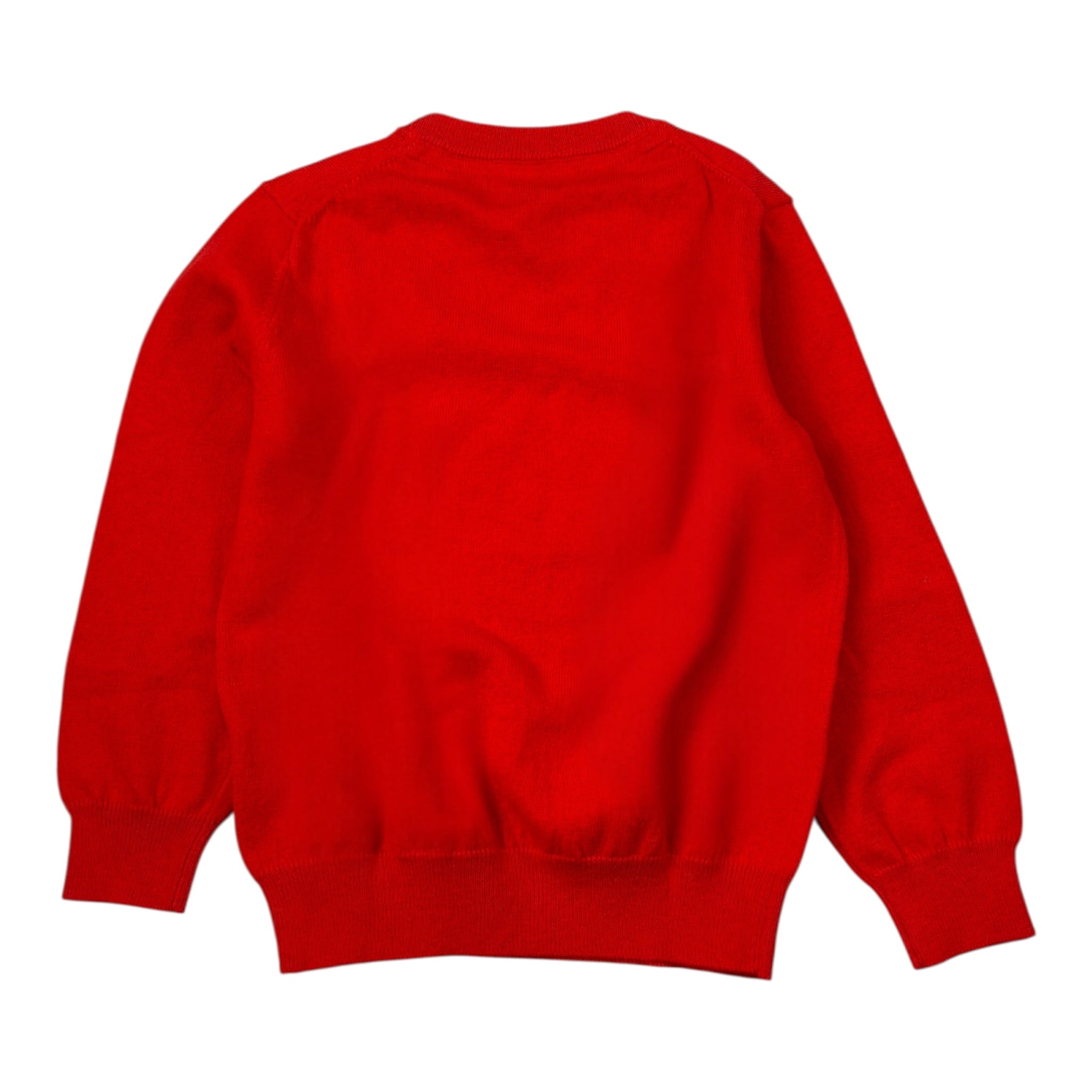 Sun68 Maglia tinta unita Girocollo con Logo Rosso per Neonato K44301N ROSSO SUN68 