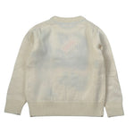 Sun68 Maglia Girocollo tinta unita con Stampa Panna per Neonato K44394N PANNA SUN68 