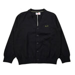 Sun68 Cardigan Tinta Unia con Logo Nero per Bambino K45303 NERO SUN68 