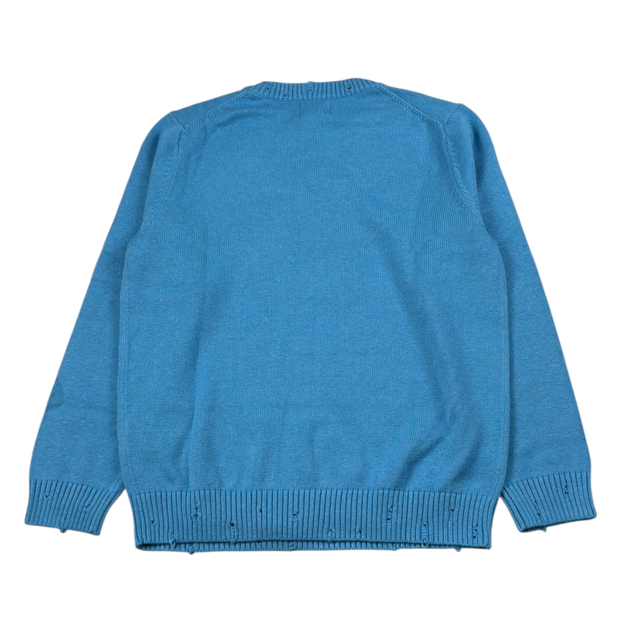 Sun68 Maglia Girocollo tinta unita Azzurro per Bambino K45322 AZZURRO SUN68 