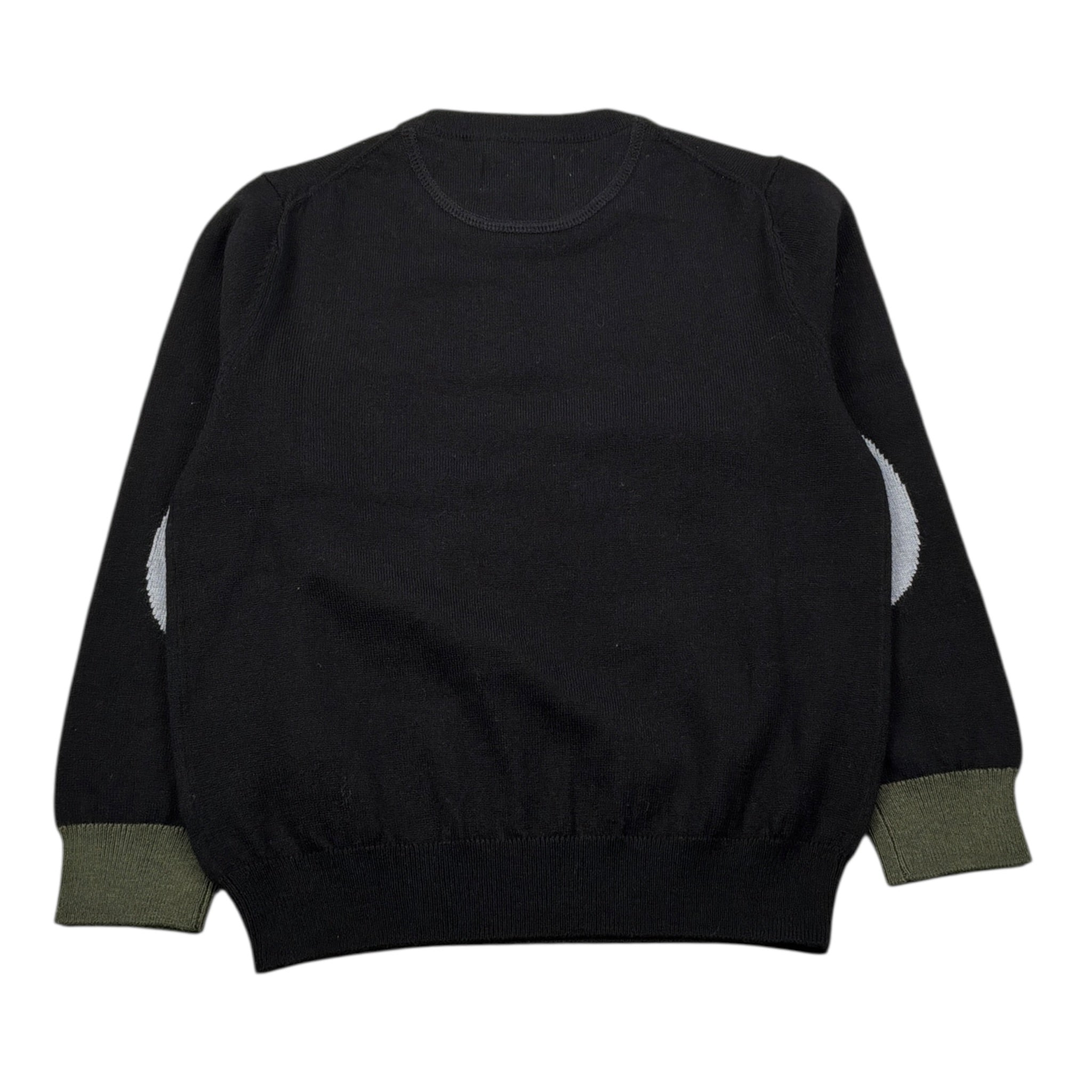 Sun68 Maglia Girocollo tinta unita Nero per Bambino K45343 NERO SUN68 