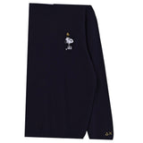 Sun68 Maglia Girocollo tinta unita con Ricamo Snoopy Blu per Bambino K45350X BLU SUN68 