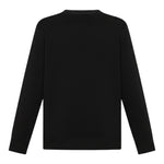 Sun68 Maglia Girocollo tinta unita con Ricamo Snoopy Nero per Neonato K45352XXN NERO SUN68 
