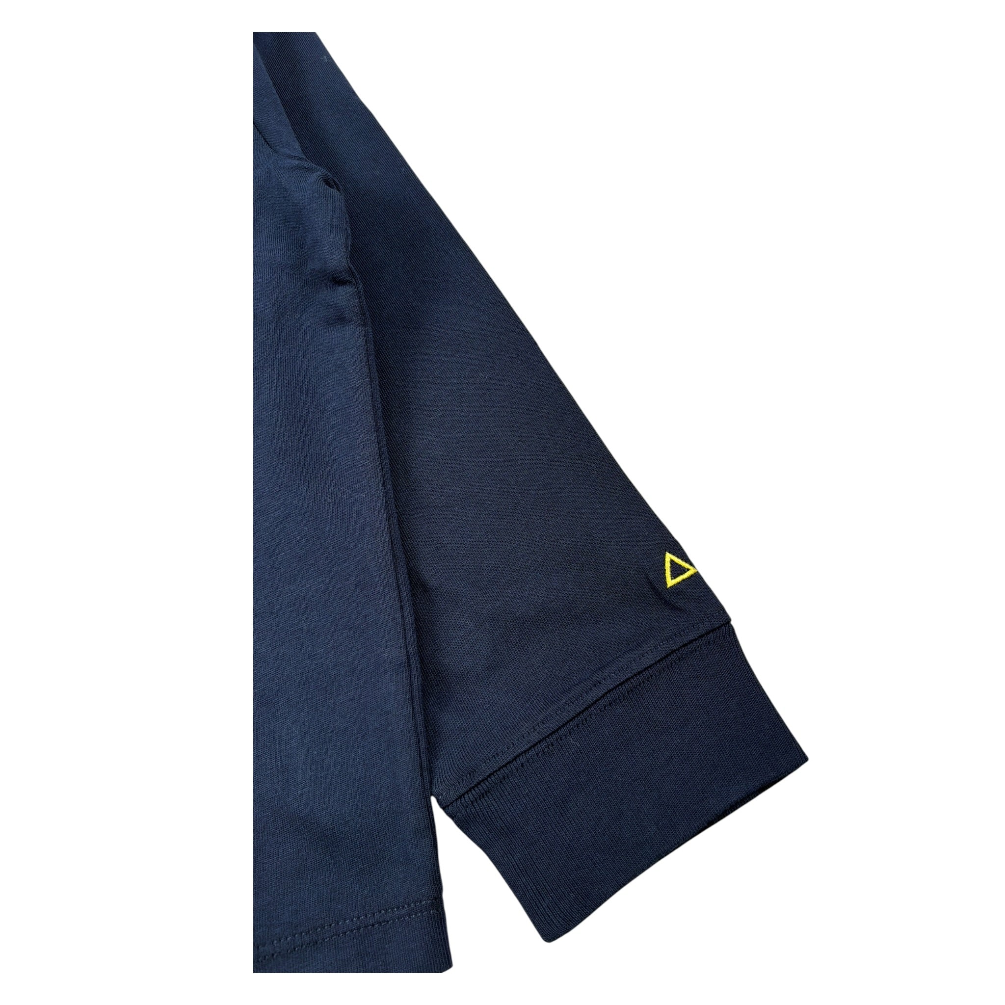 Sun68 Shirt tinta unita con Stampa Blu per Neonato T45310X BLU SUN68 