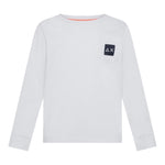 Sun68 Shirt Girocollo tinta unita con Taschino Bianco per Neonato T45312 BIANCO SUN68 