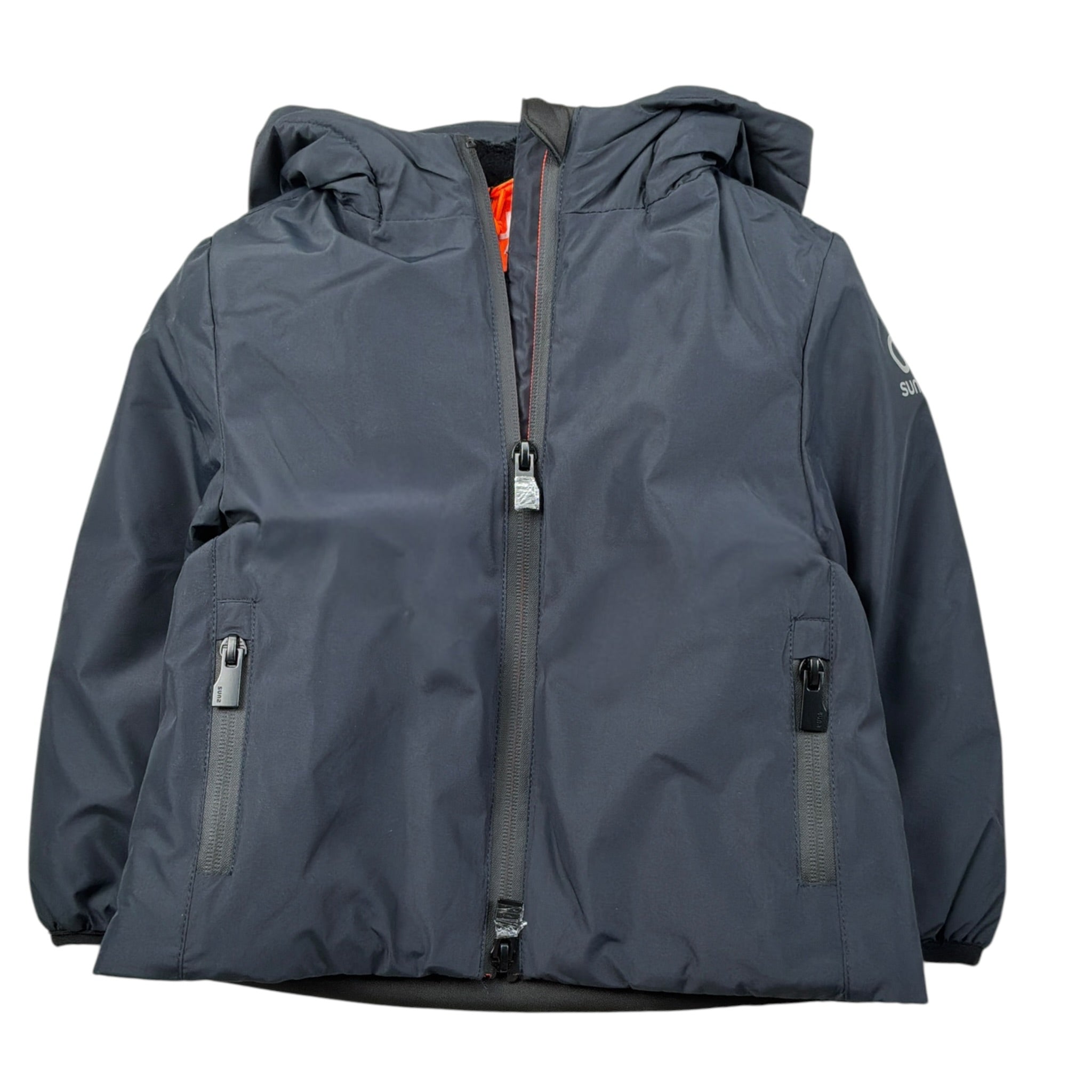 Suns Giubbino tinta unita con Cappuccio Blu per Neonato GBS5338UBX BLU SUNS 