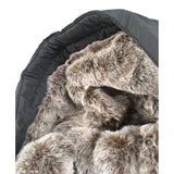 Suns Giubbino Tina Unita con Zip E Cappuccio Nero per Bambino GBS5353DBJ NERO SUNS 