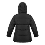 Suns Giubbino Tina Unita con Zip E Cappuccio Nero per Bambina GBS63040D NERO SUNS 