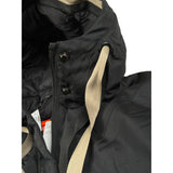 Suns Giubbino Tina Unita con Zip E Cappuccio Nero per Bambina GBS63040D NERO SUNS 