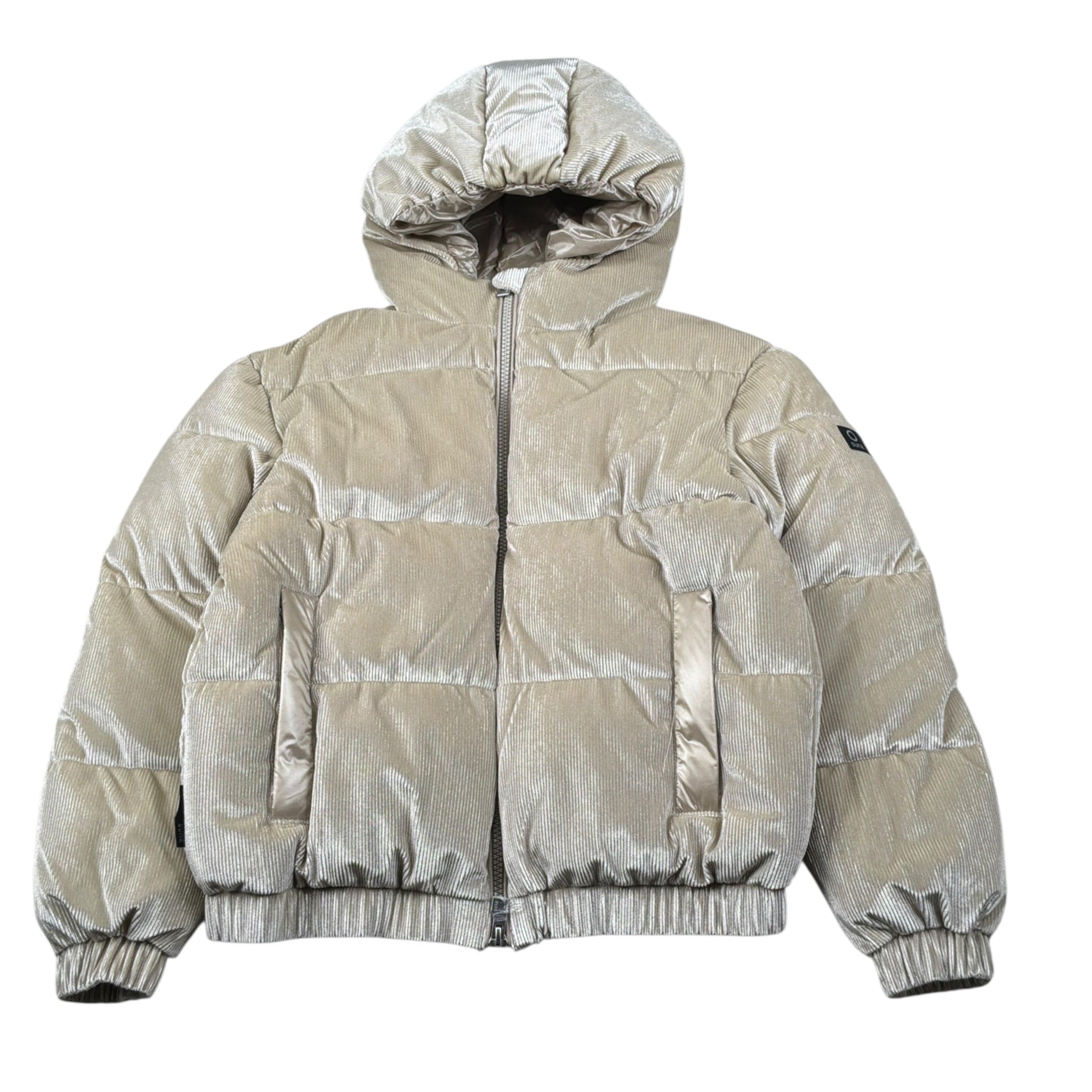 Suns Giubbino tinta unita con Cappuccio Beige per Bambina GBS6306D BEIGE SUNS 