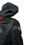 Suns Giubbino Teddy tinta unita con Cappuccio Nero per Bambino GBS6306U NERO SUNS 
