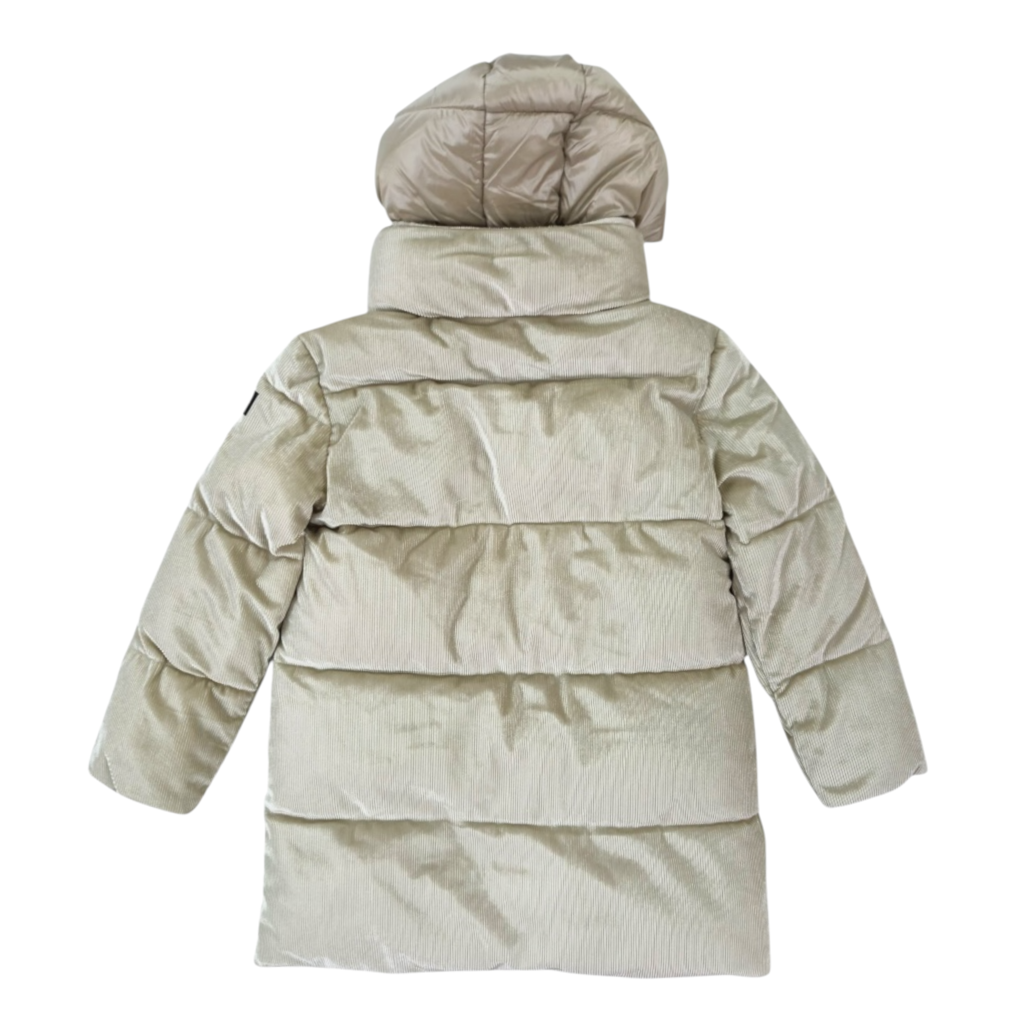 Suns Giubbino tinta unita con Cappuccio Beige per Bambina GBS63070 BEIGE SUNS 