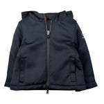 Suns Giubbino Tina Unita con Zip E Cappuccio Blu per Neonato GBS6308UB BLU SUNS 
