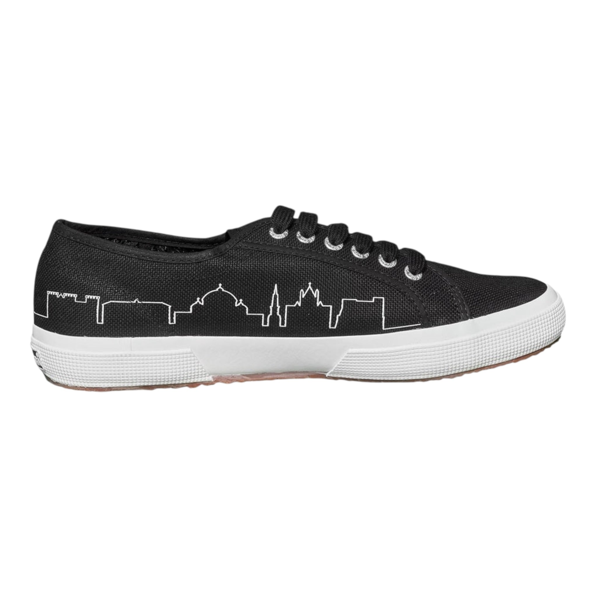 Superga Sneakers tinta unita con Lacci Nero per Bambino 2750 NERO SUPERGA 