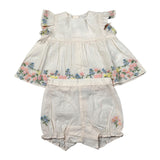 Tartine Et Chocolat Completo 2 Pezzi Camicia-Culotte Rosa per Neonata CA37061 ROSA TARTINE ET CHOCOLAT 