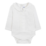 Tartine Et Chocolat Camicia Body Manica Lunga tinta unita Bianco per Neonato CB11021 BIANCO TARTINE ET CHOCOLAT 