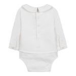 Tartine Et Chocolat Camicia Body Manica Lunga tinta unita Bianco per Neonato CB11021 BIANCO TARTINE ET CHOCOLAT 