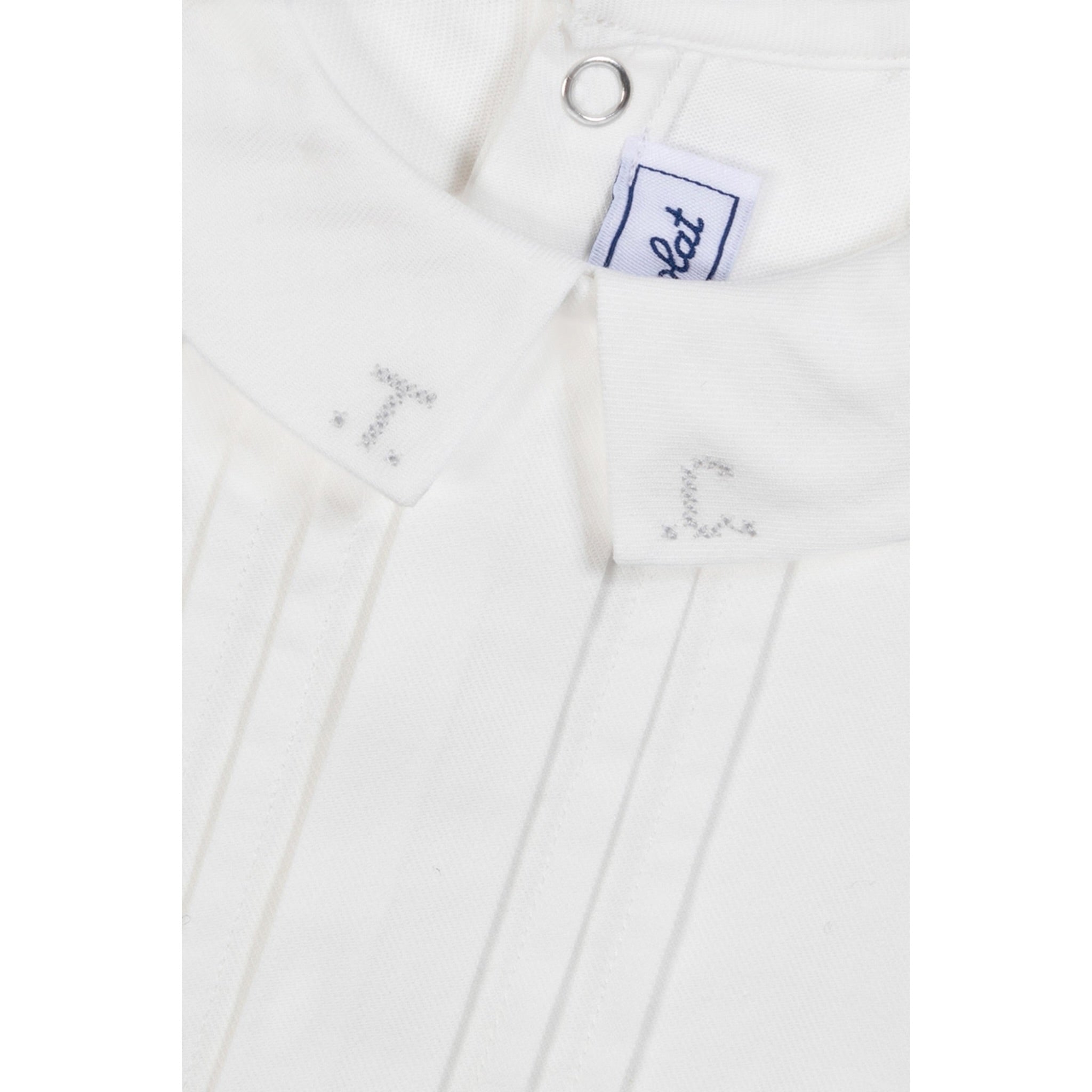 Tartine Et Chocolat Camicia Body Manica Lunga tinta unita Bianco per Neonato CB11021 BIANCO TARTINE ET CHOCOLAT 