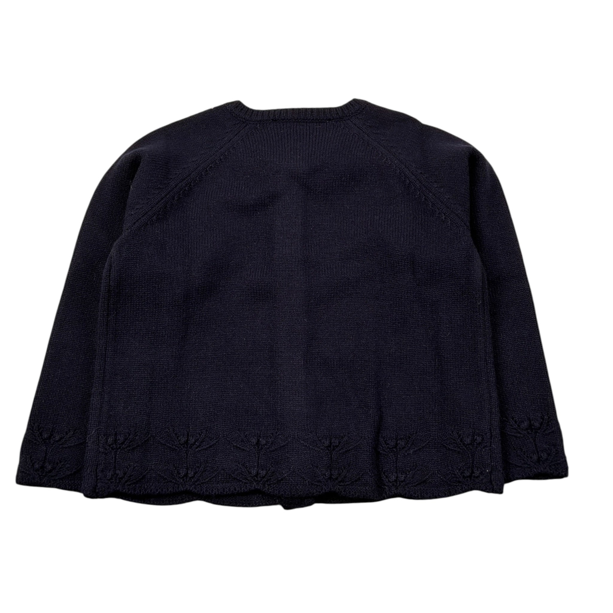 Tartine Et Chocolat Cardigan tinta unita con Ricami Blu per Bambina CB18101J BLU TARTINE ET CHOCOLAT 
