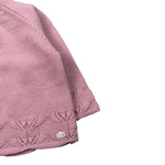 Tartine Et Chocolat Cardigan tinta unita con Ricami Rosa per Neonata CB18101 ROSA TARTINE ET CHOCOLAT 